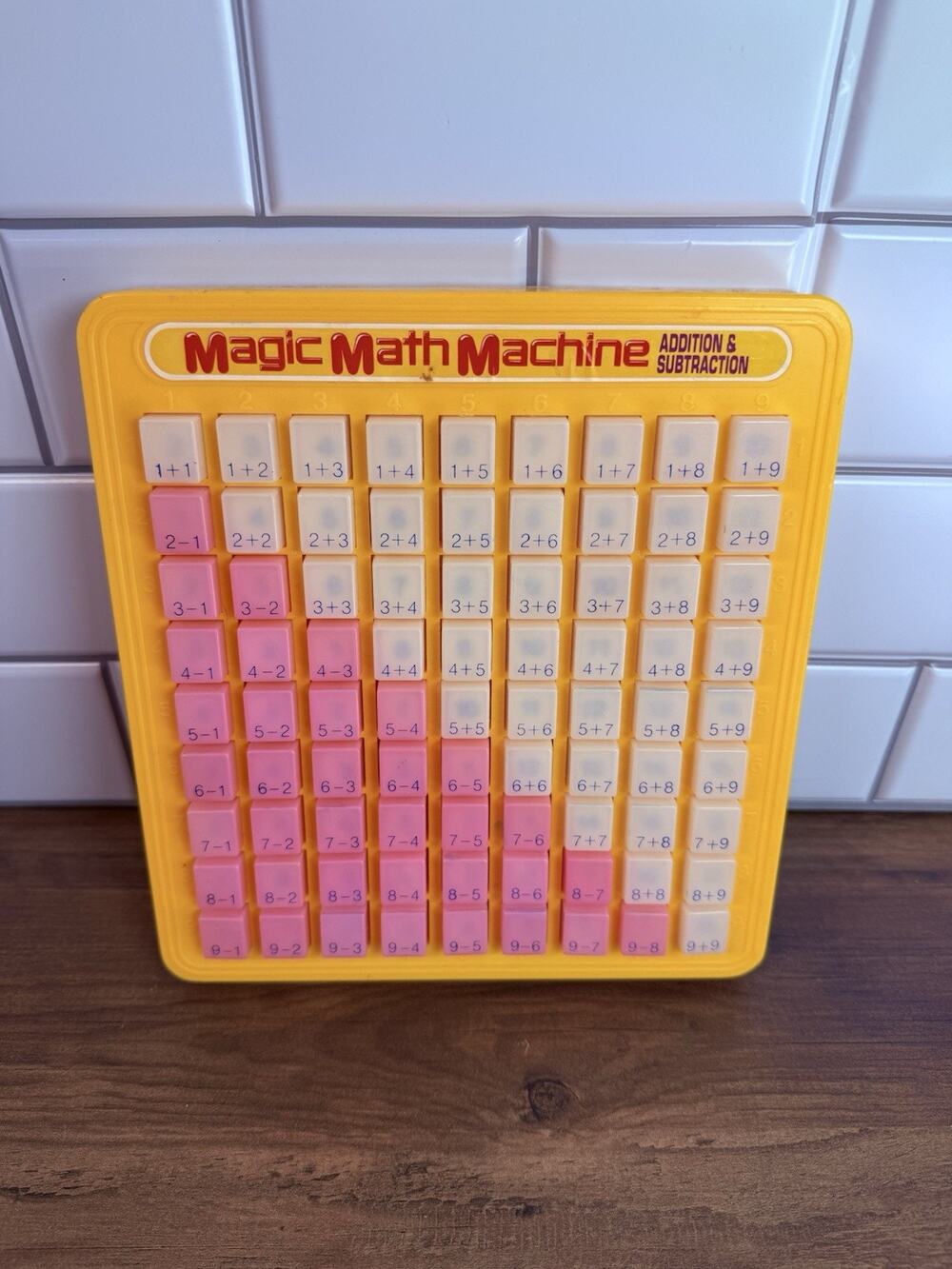 Magic Math Machine Addition And Subtraction Vintage 1986 Lanard Toys Homeschool